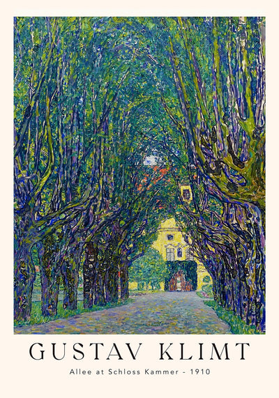 Avenue at Schloss Kammer – Gustav Klimt Art Poster | Fine Art Print
