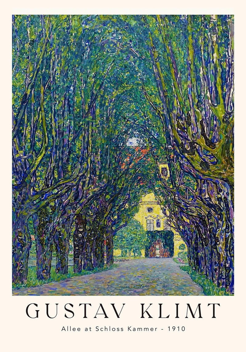 Avenue at Schloss Kammer – Gustav Klimt Art Poster | Fine Art Print — Ansicht 4