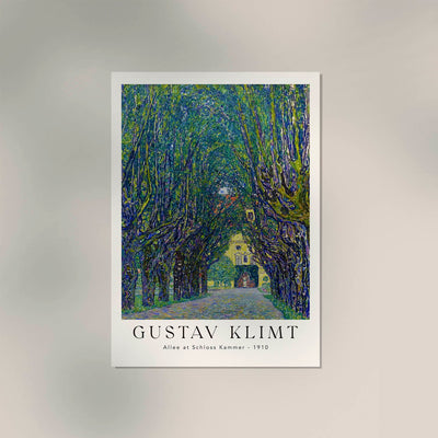 Avenue at Schloss Kammer – Gustav Klimt Art Poster | Fine Art Print