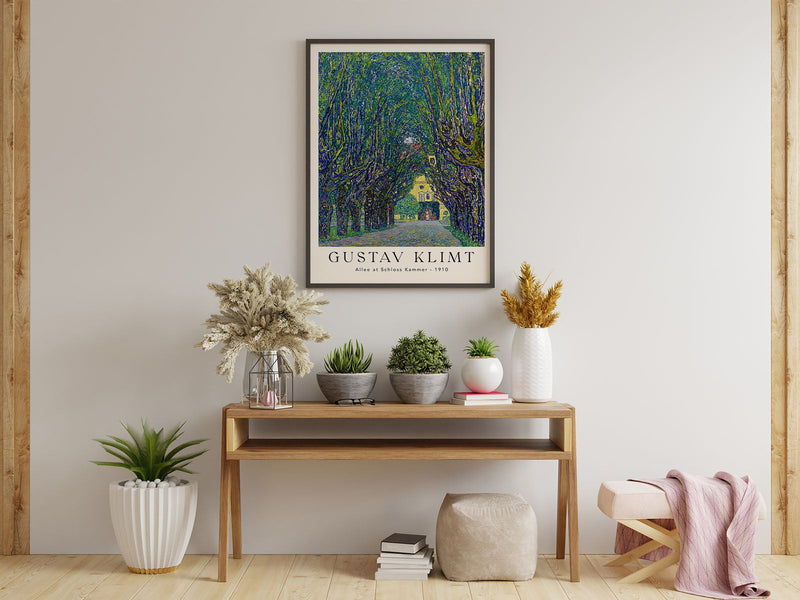 Avenue at Schloss Kammer – Gustav Klimt Art Poster | Fine Art Print — Ansicht 2