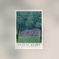 Farmhouse in Upper Austria Poster von Gustav Klimt – Klassische Kunstdrucke in A3–A0 — Ansicht 3
