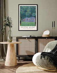 Farmhouse in Upper Austria Poster von Gustav Klimt – Klassische Kunstdrucke in A3–A0 — Ansicht 2