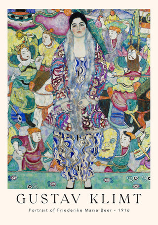 Portrait of Friederike Maria Beer – Fine Art Print | UV-Resistant | Gustav Klimt Poster