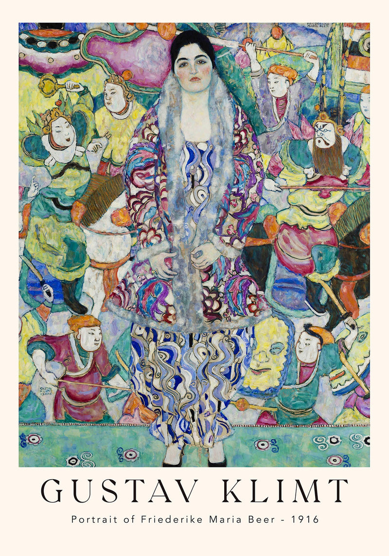 Portrait of Friederike Maria Beer – Fine Art Print Gustav Klimt UV-resistant — Ansicht 4
