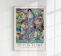 Portrait of Friederike Maria Beer – Fine Art Print Gustav Klimt UV-resistant — Ansicht 1