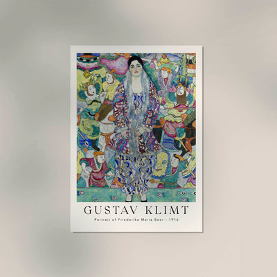 Portrait of Friederike Maria Beer – Fine Art Print Gustav Klimt UV-resistant