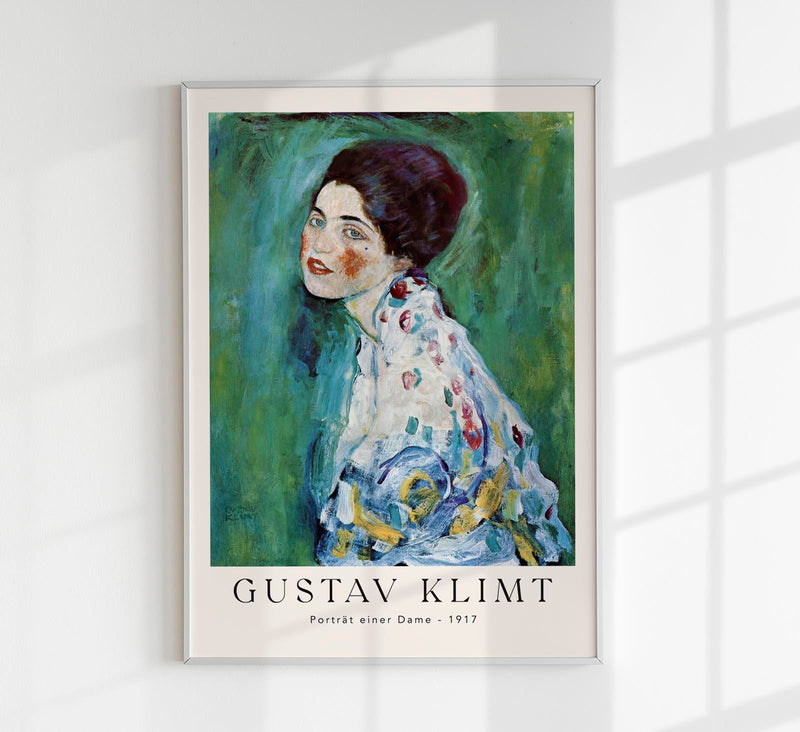 Portrait of a Lady – Fine Art Print | Gustav Klimt Poster | Premium Quality — Patroa Studio