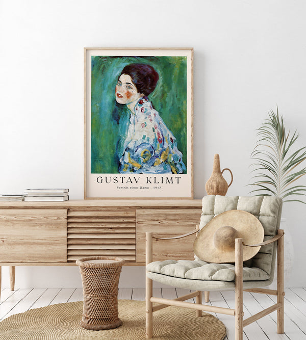 Portrait of a Lady – Fine Art Print | Gustav Klimt Poster | Premium Quality
