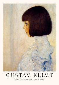Portrait of Helene Klimt – Fine Art Print UV-Resistant Gustav Klimt Poster — Ansicht 4