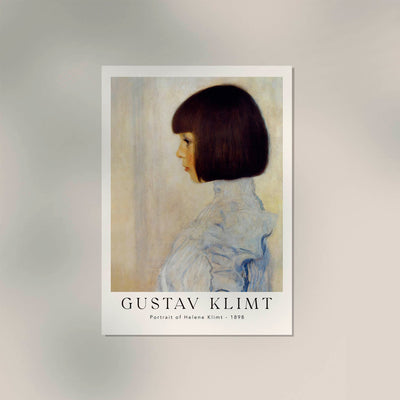 Portrait of Helene Klimt – Fine Art Print UV-Resistant Gustav Klimt Poster