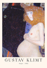 Hope by Gustav Klimt – Exhibition Poster | Fine Art Print | UV-resistant — Ansicht 4