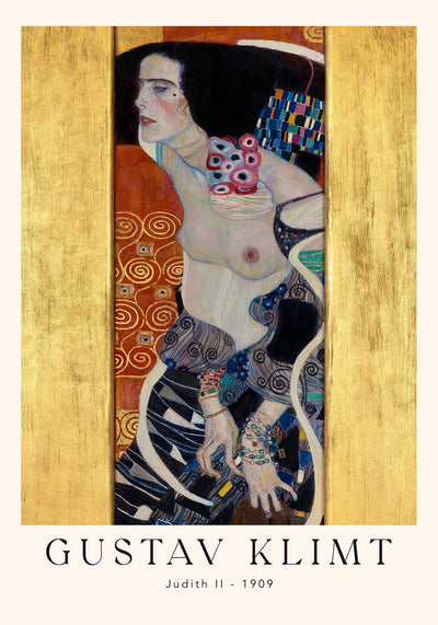 Judith II – Fine Art Canvas Klimt Exhibition Poster Wall Decor
