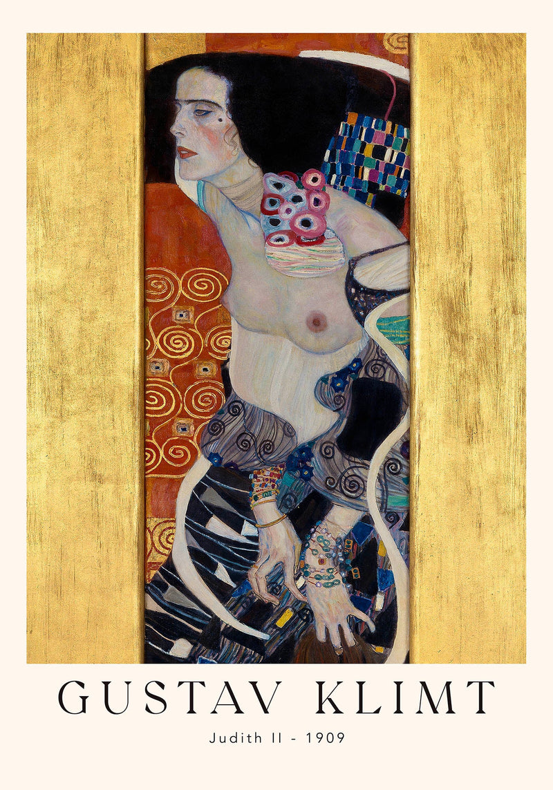 Judith II – Fine Art Canvas Klimt Exhibition Poster Wall Decor — Ansicht 4