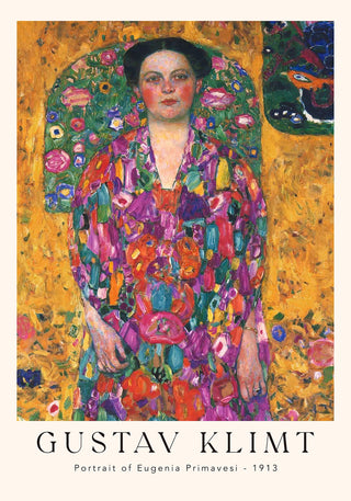 Portrait of Eugenia Primavesi – Fine Art Print | UV-Resistant | Gustav Klimt Poster