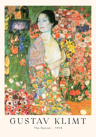 The Dancer by Gustav Klimt Exhibition Poster – Fine Art Print | UV-resistent | Made in Berlin