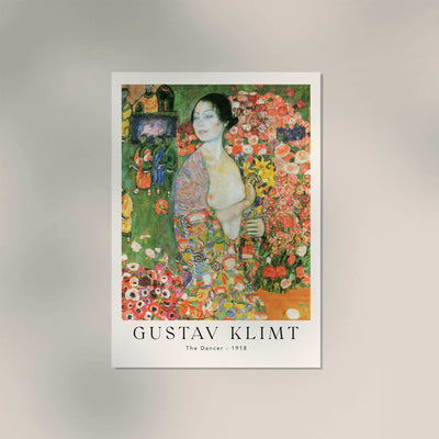 The Dancer by Gustav Klimt Exhibition Poster – Fine Art Print UV-resistent Berlin