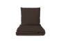 Duvet Cover Set Plain Chocolate 100% Cotton Sateen 300 TC Easy Iron