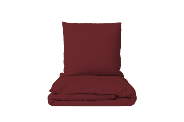 Bedding Set Solid Rooibos – 100% Cotton, Sateen 300 TC, easy-iron — Ansicht 3
