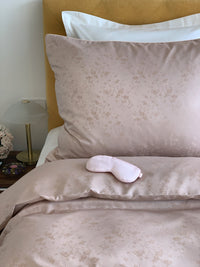Damast go-green Bettwäsche Set Geisha Rosé – 50% Baumwolle 50% Lyocell, bügelleicht — Ansicht 3