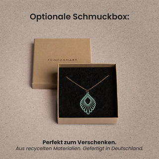 „Sunrise“ Halskette mit Holzanhänger – federleicht | nachhaltig | hautfreundlich