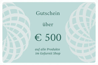 Gofurnit Geschenkgutschein Gofurnit