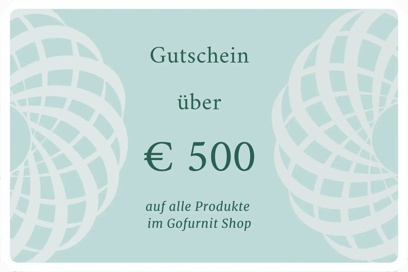 Gofurnit Geschenkgutschein – Flexible Wahl für dein Liebstes — Gofurnit