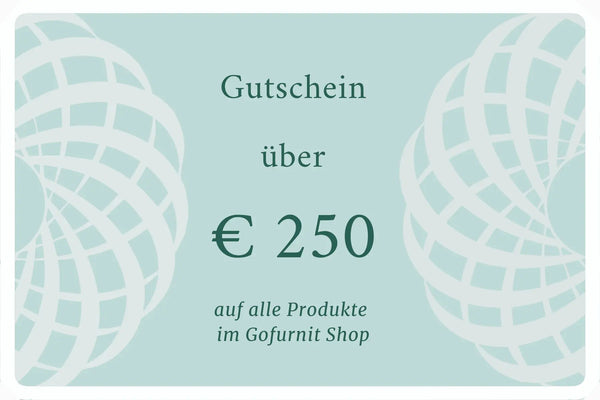 Gofurnit Geschenkgutschein – Flexible Wahl für dein Liebstes