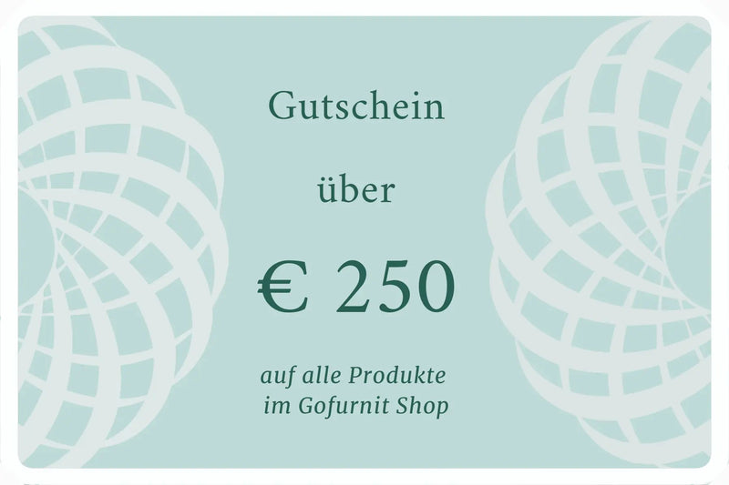 Gofurnit Geschenkgutschein – Flexible Wahl für dein Liebstes — Ansicht 2