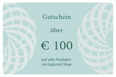 Gofurnit Geschenkgutschein – Flexible Wahl für dein Liebstes