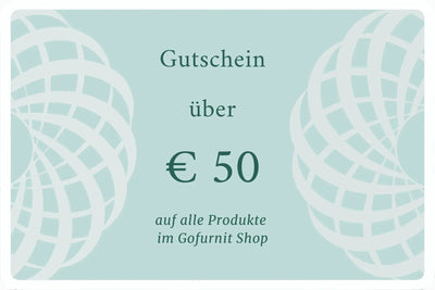 Gofurnit Geschenkgutschein – Flexible Wahl für dein Liebstes