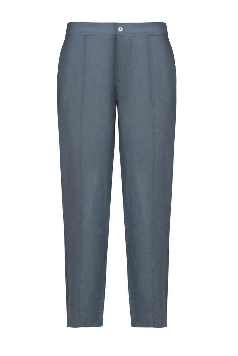 Linen Trousers – 100% Linen | Home Office Comfort | Stylish & Breezy — Ansicht 4