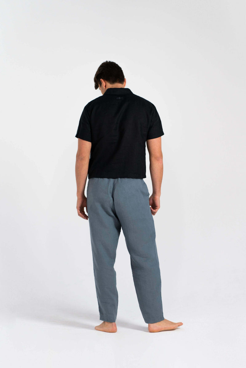 Linen Trousers – 100% Linen | Home Office Comfort | Stylish & Breezy — Ansicht 3
