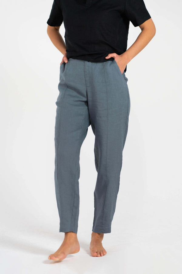 Linen Trousers – 100% Linen | Home Office Comfort | Stylish & Breezy