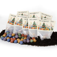 10x5 Flower Marbles in a "Merry Christmas" Bag – Handmade in Germany — Ansicht 5