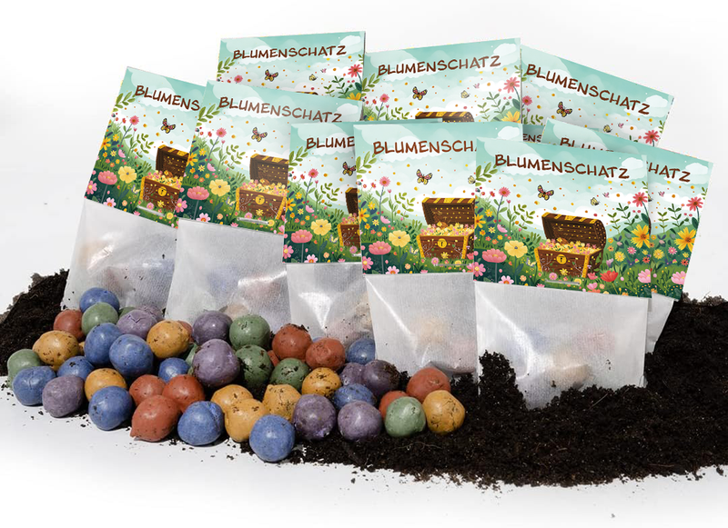 10x5 flower marbles in a bag – Floral treasure by Die Stadtgärtner — Ansicht 7