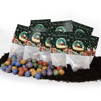 10x5 Flower Marbles in "Snow Globe" Bag – Handmade Germany — Ansicht 5