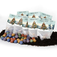 10x5 Flower Marbles in "Happy Holidays" Bag – Handmade Germany — Ansicht 5