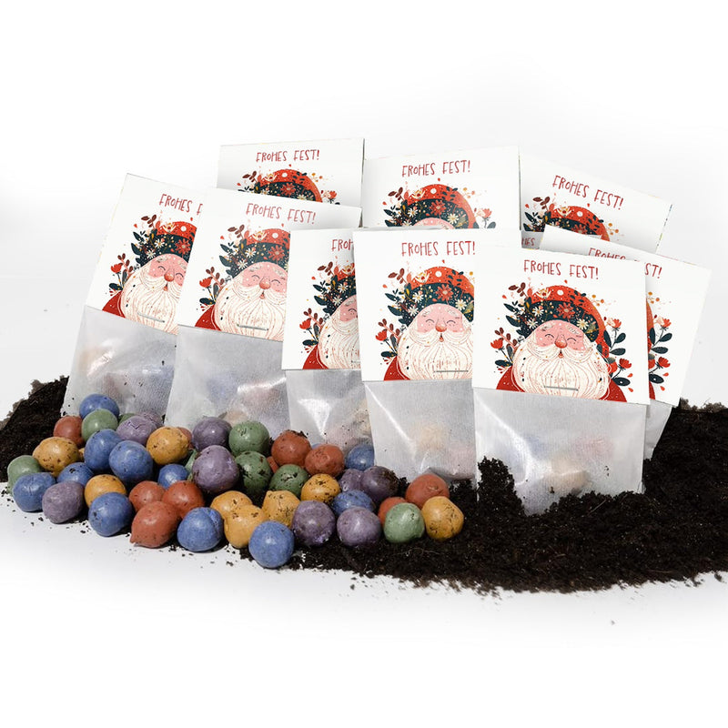 10x5 flower marbles in a "Happy Holiday" bag – Handmade in Germany — Ansicht 5