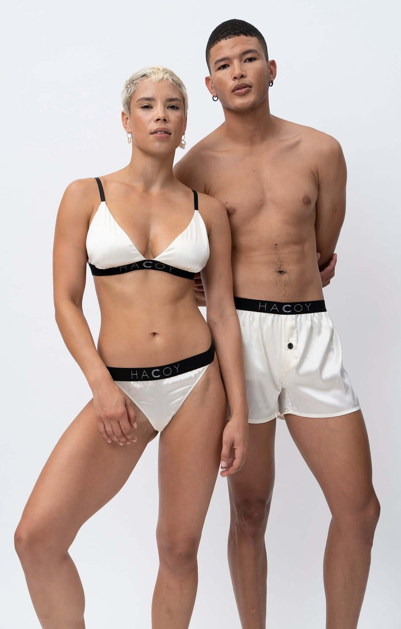 HACOY Silk Bra Unterbügel – Seidig weich, verstellbare Träger — Ansicht 9