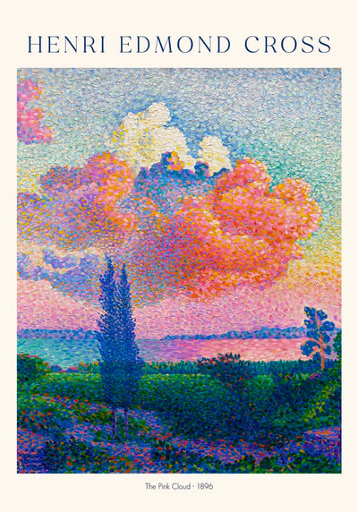 The Pink Cloud – Henri-Edmond Cross Exhibition Poster | UV-resistant