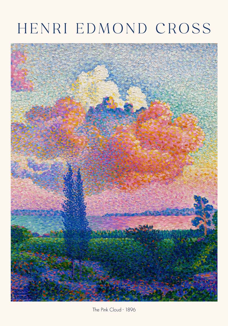 The Pink Cloud – Henri-Edmond Cross Exhibition Poster | UV-resistant — Ansicht 4