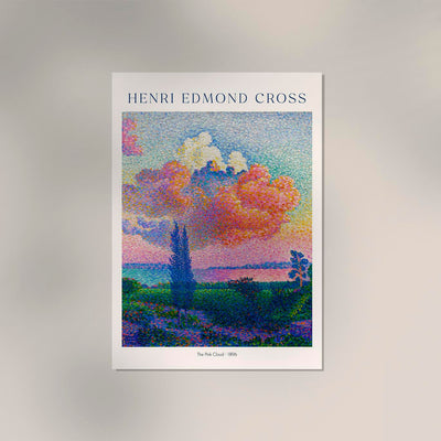The Pink Cloud – Henri-Edmond Cross Exhibition Poster | UV-resistant