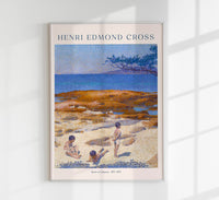 Beach at Cabasson by Henri Edmond Cross Exhibition Poster – Fine Art Paper | Canvas — Ansicht 1