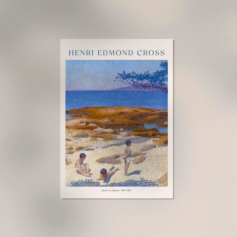 Beach at Cabasson by Henri Edmond Cross Exhibition Poster – Fine Art Paper | Canvas — Ansicht 2