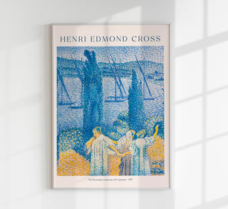 The Promenade, Landscapes with Cypresses – Fine Art | UV-Resistant | Exhibition Poster