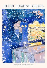 Night of the Festival of the Redeemer Poster – Henri Edmond Cross Art Print — Ansicht 3
