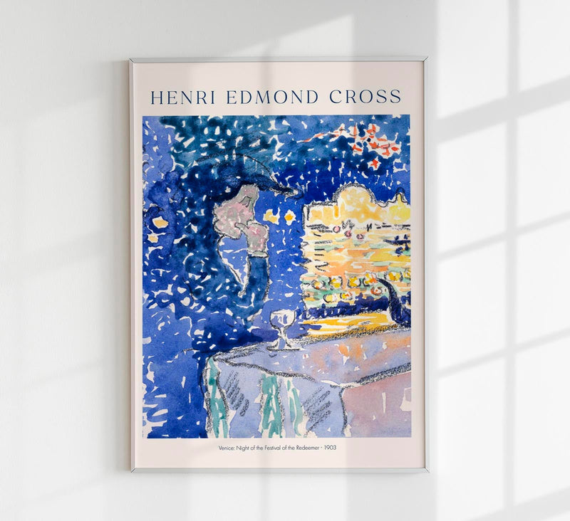 Night of the Festival of the Redeemer Poster – Henri Edmond Cross Art Print — Patroa Studio