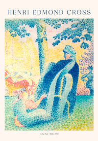 „In the Park“ by Henri Edmond Cross – Fine-Art Poster UV-beständig Atelierdruck — Ansicht 3