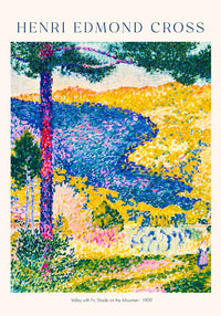 Valley with Fir Shade on the the Mountain – Henri Edmond Cross Art Print | UV-resistant | Neo-Impressionism — Ansicht 3