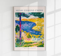 Valley with Fir Shade on the the Mountain – Henri Edmond Cross Art Print | UV-resistant | Neo-Impressionism — Ansicht 1